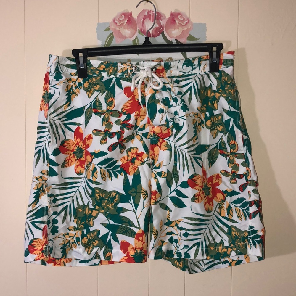 NWOT Trunks SURF & SWIMCO. Men’s Swim Trunks Lined Drawstring Shorts Size Large